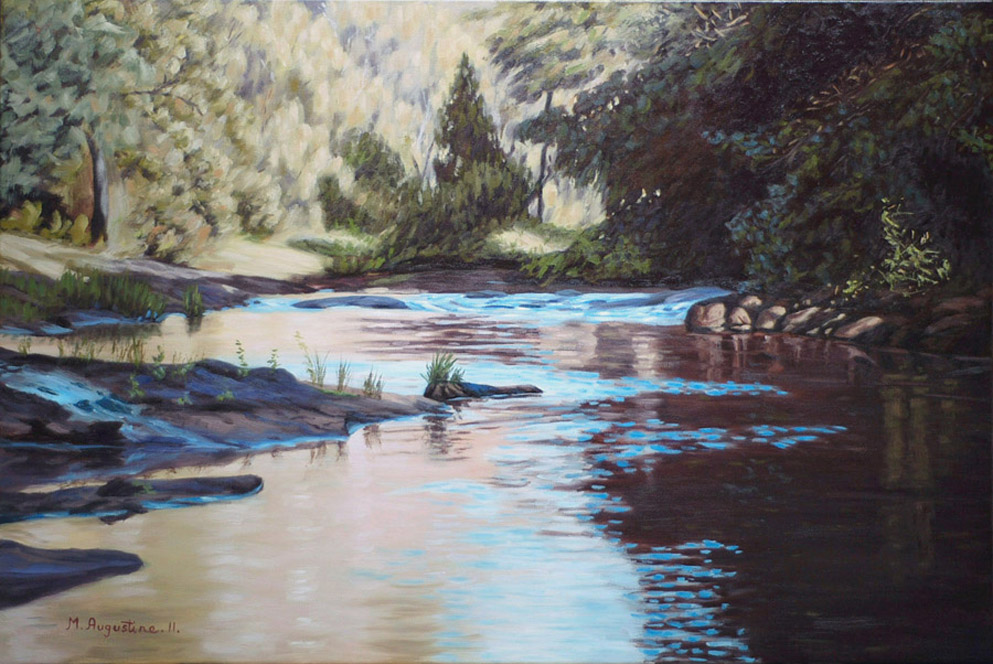 Morning Obi Obi Creek 61x91cm Sold